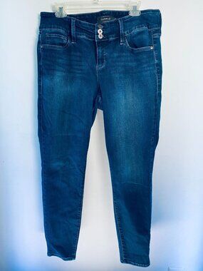 Torrid Womens Premium Jegging Denim Pants Dark Wash Mid-Rise Size 16R